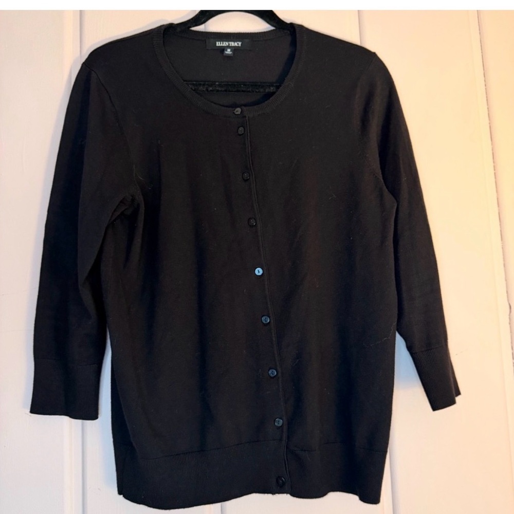 Black Women's Cardigan - Picture 5 of 9